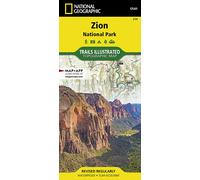 Carte de randonnée n° 214 - Parc National Zion (Utah) | National Geographic