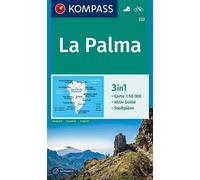 Carte de randonnée n° 232 - La Palma (îles Canaries) | Kompass