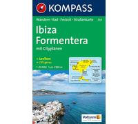 Carte de randonnée n° 239 - Ibiza & Formentera | Kompass