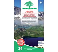 Carte de randonnée n° 24 - Alta Valle Orco, Gran Paradiso | Fraternali - 1/25 000