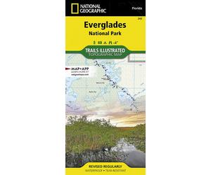 Carte de randonnée n° 243 - Parc National des Everglades (Floride) | National Geographic
