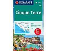 KOMPASS – Carte de randonnée 2450 Cinque Terre – Échelle 1:35.000