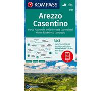 Carte de randonnée n° 2459 - Arezzo, Casentino (Italie) | Kompass