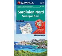 Carte de randonnée n° 2497 - Sardaigne Nord | Kompass