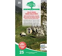 Carte de randonnée n° 25 - Valle Orco, Val Soana | Fraternali - 1/25 000