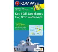 Carte de randonnée n° 252 - Kos, sud du Dodécanèse (Grèce) | Kompass