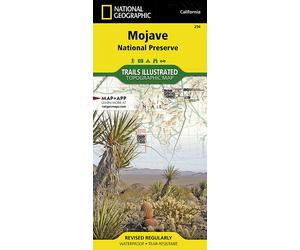 Carte de randonnée n° 256 - Réserve Nationale Mojave (Californie) | National Geographic