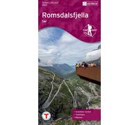Carte de randonnée n° 2822 - Romsdalsfjella Sør (Norvège) | Nordeca - Turkart 1/50 000