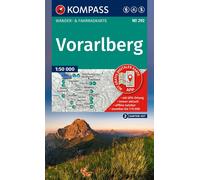 Carte de randonnée n° 292 - Vorarlberg (Autriche) | Kompass