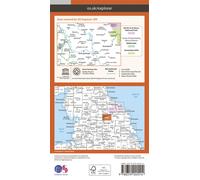 Carte de randonnée n° 299 - Ripon, Boroughbridge (Grande Bretagne) | Ordnance Survey - Explorer - Papier