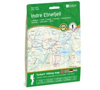 Carte de randonnée n° 3023 - Indre Etnefjell (Norvège) | Nordeca - série 3000