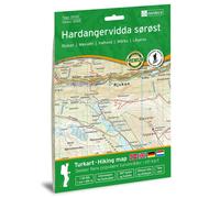 Carte de randonnée n° 3055 - Hardangervidda sud-est (Norvège) | Nordeca - série 3000