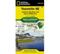 Carte de randonnée n° 308 - Parc National Yosemite (nord - est) | National Geographic