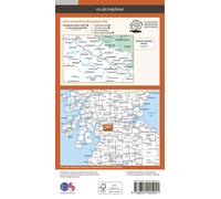 Carte de randonnée n° 342 - Glasgow (Grande Bretagne) | Ordnance Survey - Explorer - Papier