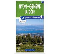 Carte de randonnée n° 38 - Nyon, Genève, La Dôle (Suisse) | Kümmerly & Frey-1/40 000