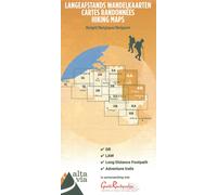 Carte de randonnée n° 4 - Limbourg, Hautes Fagnes et Ardennes | Alta Via