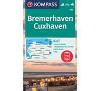 Carte de randonnée n° 400 - Bremerhaven, Cuxhaven (Allemagne) | Kompass