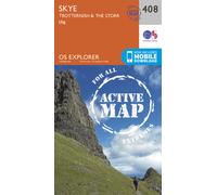 Carte de randonnée n° 408 - Skye, Trotternish, The Storr (Grande Bretagne) | Ordnance Survey - Explorer - Plastifiée