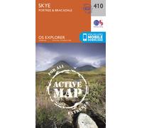Carte de randonnée n° 410 - Skye, Portree, Bracadale (Grande Bretagne) | Ordnance Survey - Explorer - Plastifiée