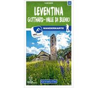 Carte de randonnée n° 43 - Leventina, Gotthard, Valle di Blenio (Suisse) | Kümmerly & Frey-1/40 000