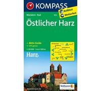 Carte de randonnée n° 453 - Ostlicher Harz + Guide (Allemagne) | Kompass