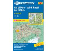 Carte de randonnée n° 48 - Vallées de Peio, Rabbi & Sole (Italie) | Tabacco