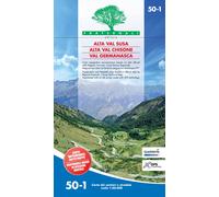 Carte de randonnée n° 50-01 - Alta Val Susa, Alta Val Chisone, Val Germanasca | Fraternali - 1/50 000