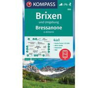 Carte de randonnée n° 50 - Brixen, Bressanone & environs + Aktiv Guide (Italie) | Kompass