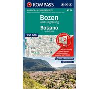 Carte de randonnée n° 54 - Bozen / Bolzano & environs (Italie) | Kompass