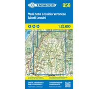 Carte de randonnée n° 59 - Valli della Lessinia, Veronese, Monti Lessini | Tabacco