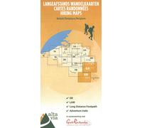 Carte de randonnée n° 6 - Luxembourg, Gaume et Ardennes | Alta Via