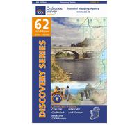 Carte de randonnée n° 62 - Carlow, Wexford, Wicklow (Irlande) | Ordnance Survey - série Discovery