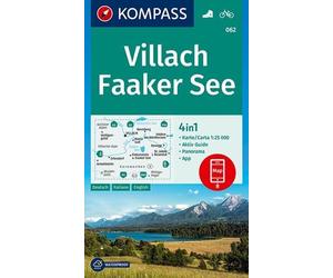 Carte de randonnée n° 62 - Villach, Faaker See (Autriche) | Kompass