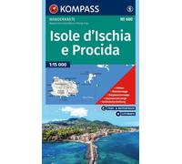 Carte de randonnée n° 680 - Îles d'Ischia et de Procida | Kompass - 1:15 000