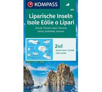 Carte de randonnée n° 693 - Les îles Lapiri (éoliennes) (Italie) | Kompass