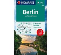 Carte de randonnée n° 700 - Berlin & environs (lot de 4 cartes) | Kompass