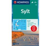 Carte de randonnée n° 701 - Sylt (Allemagne) | Kompass