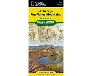 Carte de randonnée n° 715 - St. George, Pine Valley Mountain (Utahevada) | National Geographic