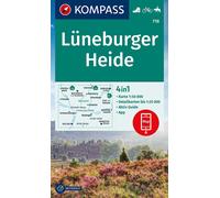 Carte de randonnée n° 718 - Lüneburger Heide (Allemagne) | Kompass