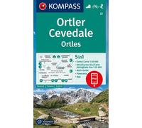 Carte de randonnée n° 72 - Ortles & Cevedale (Italie, Suisse) | Kompass