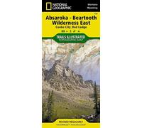 Carte de randonnée n° 722 - Absaroka - Beartooth Wilderness, East | National Geographic