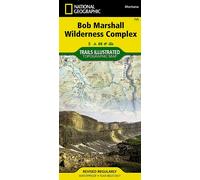 Carte de randonnée n° 725 - Bob Marshall Wilderness (Montana) | National Geographic