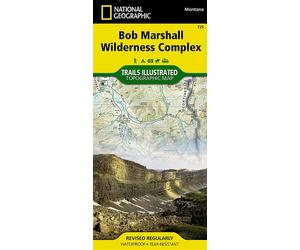 Carte de randonnée n° 725 - Bob Marshall Wilderness (Montana) | National Geographic