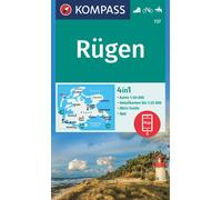Carte de randonnée n° 737 - Rügen + Aktiv Guide (Allemagne) | Kompass