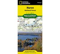 Carte de randonnée n° 757 - Forêt nationale de Huron (Michigan) | National Geographic