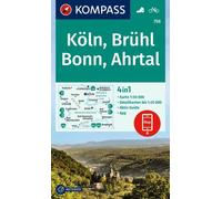 Carte de randonnée n° 758 - Köln, Brühl, Bonn, Ahrtal (Allemagne) | Kompass