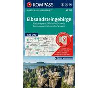 Carte de randonnée n° 761 - Elbsandsteingebirge (massif gréseux de l'Elbe), Parc National de la Suisse saxonne & Parc National de la Suisse bohémienne (Allemagne) | Kompass