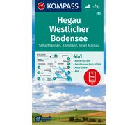 Carte de randonnée n° 783 - Hegau, Lac de Constance ouest (Allemagne) | Kompass
