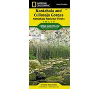 Carte de randonnée n° 785 - Gorges de Nantahala et Cullasaja, forêt nationale de Nantahanla (Caroline du Nord) | National Geographic