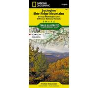 Carte de randonnée n° 789 - Lexington / Blue Ridge Mountains, George Washington & Jefferson National Forest (Virginie) | National Geographic